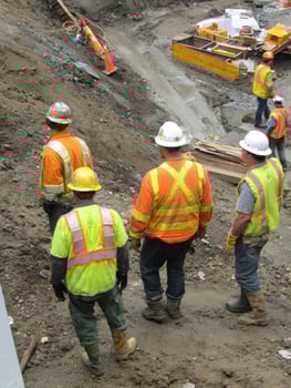 A group of construction workers photo