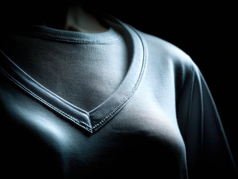 A woman's shirt with a v - neck photo