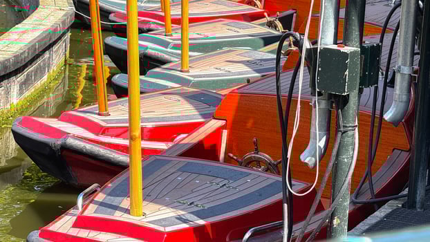 Boat ride for rent in the park photo