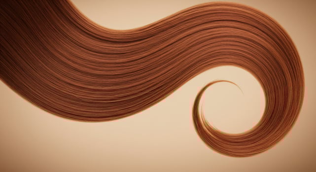 Hair texture background with curly hair photo