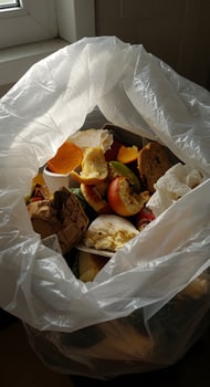 A white plastic bag photo
