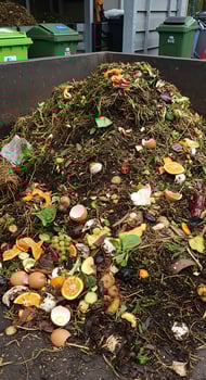 A large pile of dirt photo