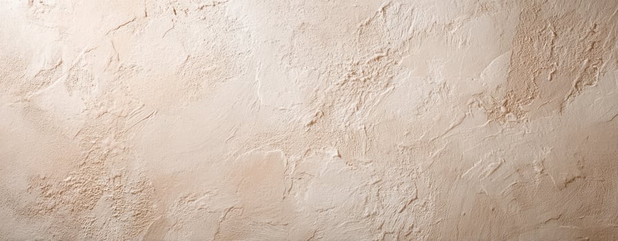 The textured beige wall with elegant plaster finish for contemporary interiors. photo
