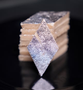 Delicious Kaju Katli Indian sweet photo