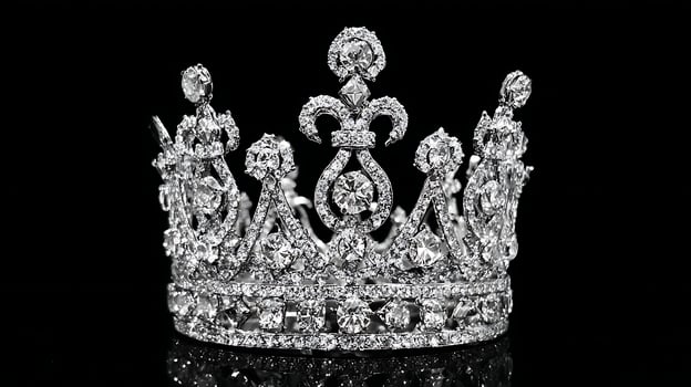 Dazzling Diamonds Crowned in Luxury and Elegance. photo