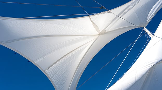 A sailboat with a sail and a sailboat with a sail photo