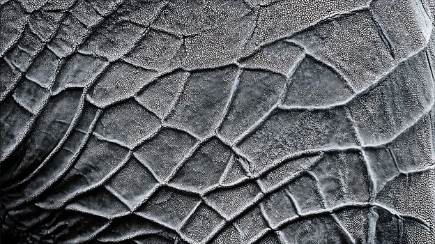 Extreme Close Up Of Gray Elephant Skin Texture Pattern. photo