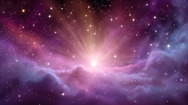 Beautiful space with starburst for spiritual, heavenly backgrounds, backdrops use photo