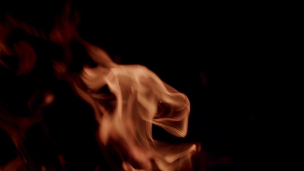 Warm Abstract Flames on a Dark Background for Inspired Creative Media Projects and More photo
