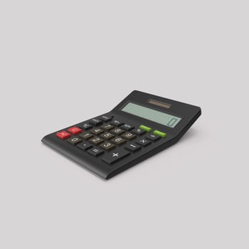 Classic Black Calculator for Office and School Use photo