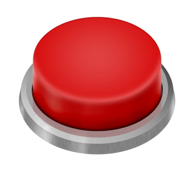 Red Button on white photo