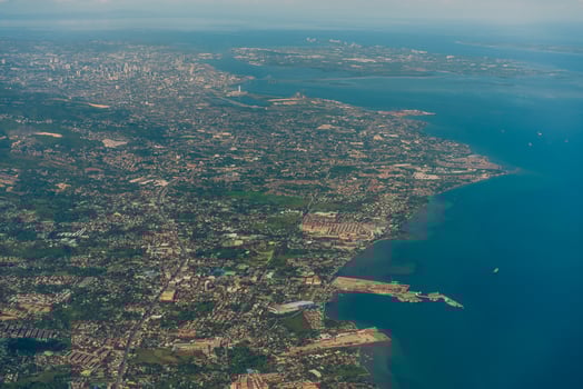 View of Cebu CIty, Philippines. photo