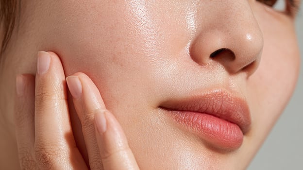 Radiant Skin with Gentle Touch. photo