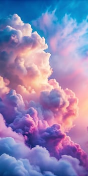 beautiful clouds in the sky photo