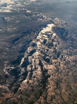 Watching Down From The Plane photo