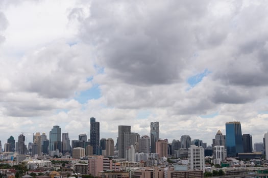 Cityscape and transportation in daytime photo