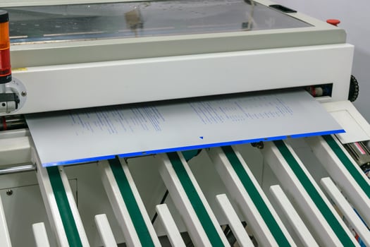 Blueprint printing machine photo