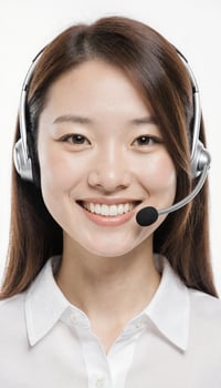 Smiling Customer Service Representative photo