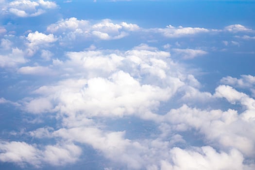 clouds, top view photo