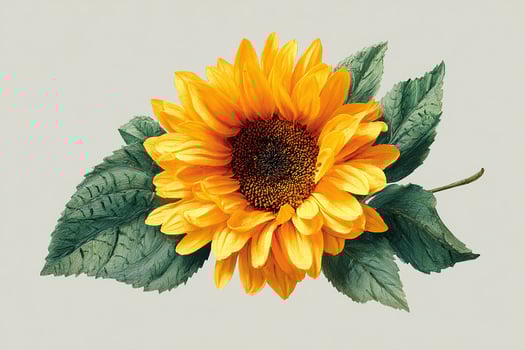 close up of sunflower highlighting the detailed seed pattern and soft yellow petals photo