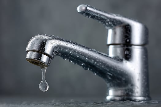 A faucet with water dripping from it photo