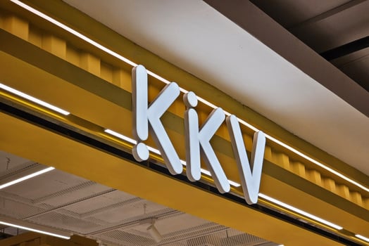 Bangkok, Thailand January 23, 2025 KKV sing. it is is a retail brand under KK Group, a Chinese multinational retail company. photo