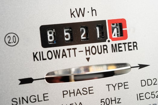 Electric measuring power photo
