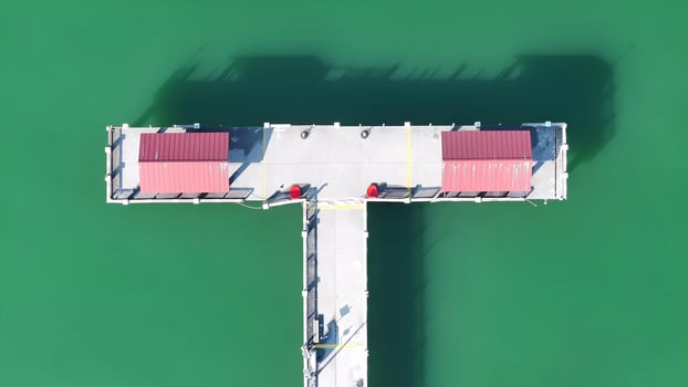 Aerial View of Pier 60 at Clearwater Florida United States. Beauty Cinematic. photo