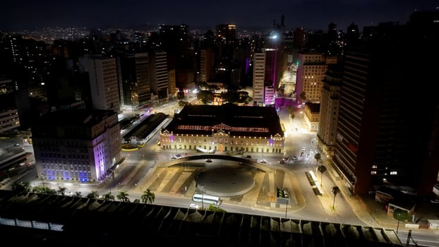 Beauty Municipal Market at Porto Alegre in Rio Grande do Sul Brazil. Amazing Background. photo