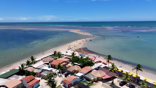 Famous Moses Way in Santa Cruz Cabralia Bahia in Brazil.. Beautiful Scene. photo