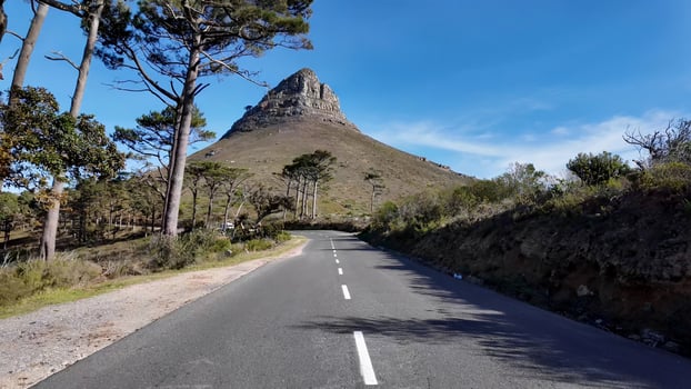 Exterior Cape Town Skyline in Cape Town Western Cape in South Africa . Scenic Cinematic. photo