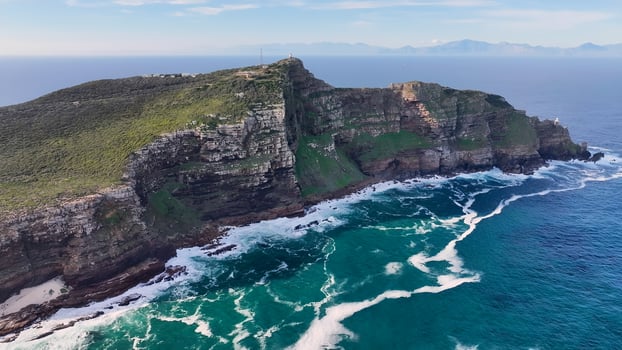Outdoors Cape Point Lighthouse in Cape Town Western Cape South Africa.. Awesome Scene. photo