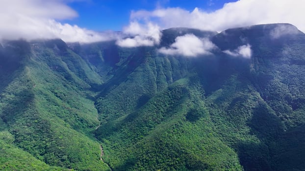 Outside Scenic Canyons in Praia Grande Santa Catarina in Brazil.. Beautiful Scenery. photo