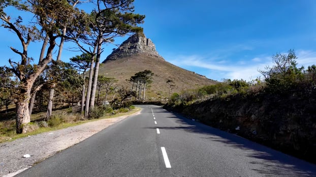 Famous Cape Town Skyline at Cape Town Western Cape in South Africa.. Stunning Landscape. photo
