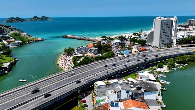 Famous Pepe Beach at Barra da Tijuca Rio de Janeiro in Brazil.. Amazing Cinematic. photo