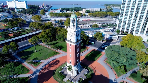 Beauty England Tower at Buenos Aires Buenos Aires Argentina. Stunning Cinematic. photo