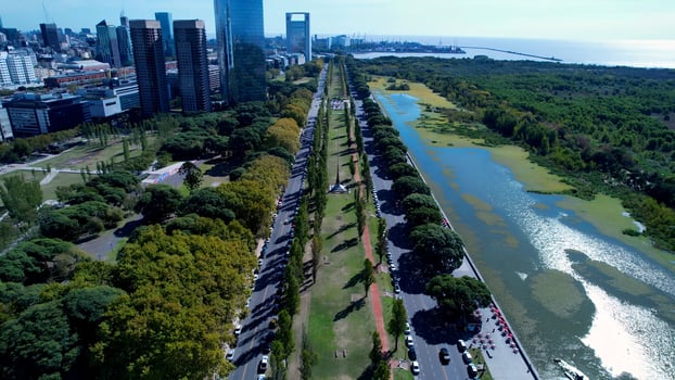 Exterior Buenos Aires Skyline at Buenos Aires Buenos Aires in Argentina.. Beauty Landscape. photo
