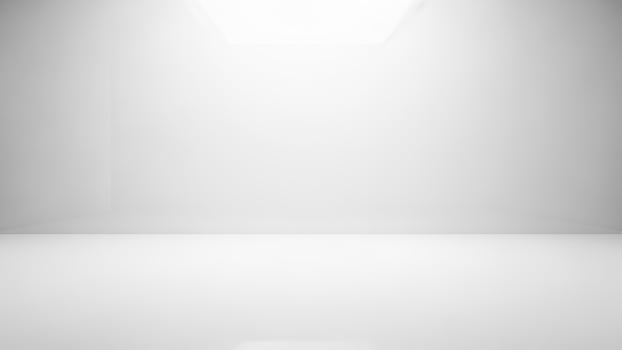 Empty room with white floor and light photo