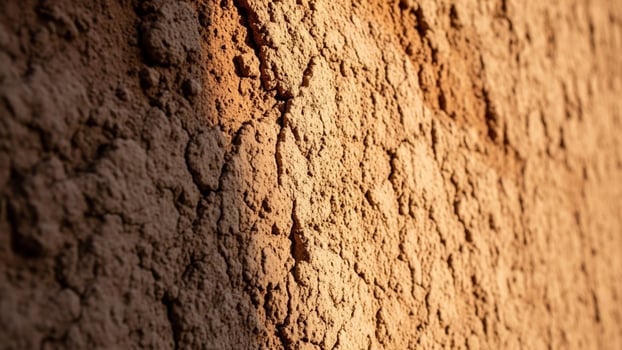 A close up of a wall with a crack in it photo