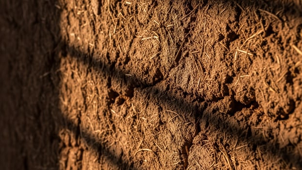 A close up of a wall with some dirt on it photo