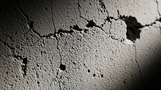 A close up of a wall with holes in it photo