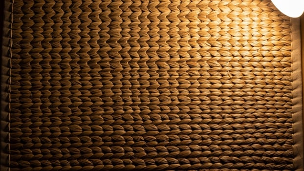 A light bulb is on a wall photo