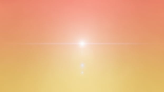 Sunlight shining through a yellow and orange background photo