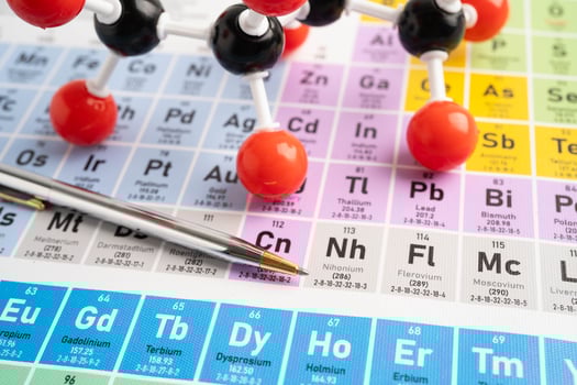 Molecules chemical periodic table photo