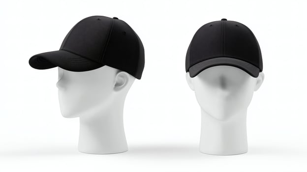 Black Baseball Cap Essential Style photo