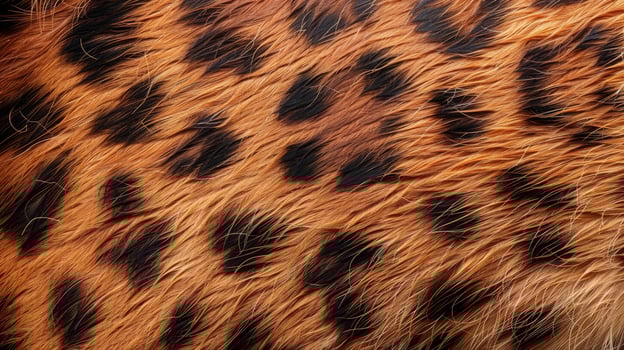 A close up of a cat's fur with black and brown spots photo