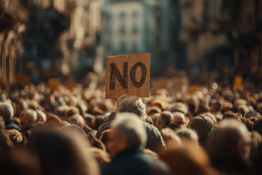 No sign in crowd of people photo