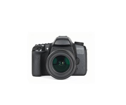 Camera Photo Isolation Image in White Background