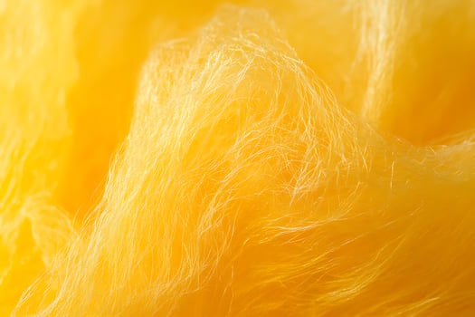 Golden Threads of Light A Close Look at Abstract Yellow Fibers. photo