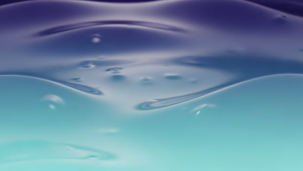 Water droplets on a blue background photo